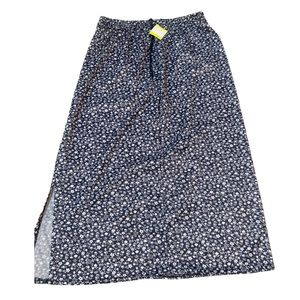 Thrifted floral Midi Skirt